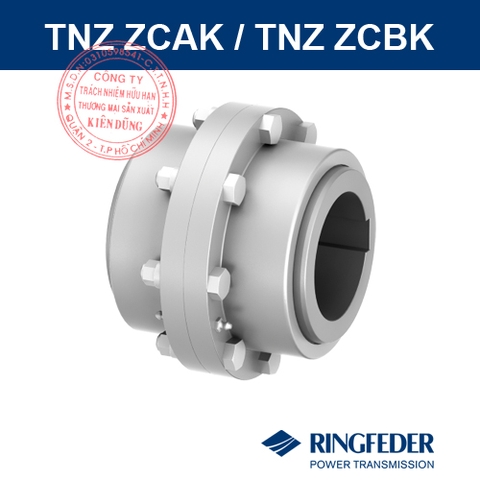 Khớp nối răng vỏ thép Ringfeder TSCHAN TNZ ZCAK Gear Couplings