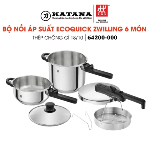 ZWILLING - Bộ nồi áp suất EcoQuick - 6 món