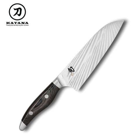 Dao bếp Nhật cao cấp KAI Shun Nagare Santoku - Dao thái 3 trong 1 NDC0702 (180mm)