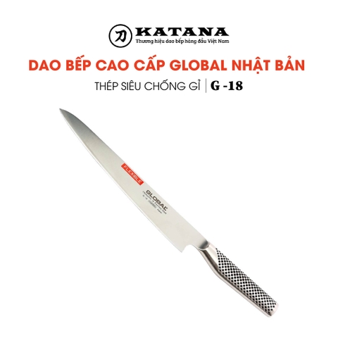 Dao bếp Nhật cao cấp Global G18 Filleting Knife - Dao phi lê (240mm)
