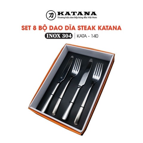 Set 16 chiếc dao dĩa Steak cao cấp thương hiệu KATANA - KATA140