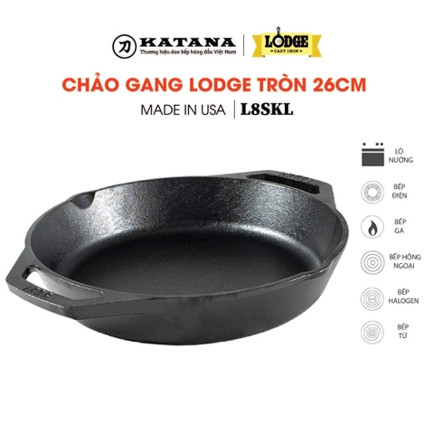 Lodge - Chảo gang tròn - 26cm