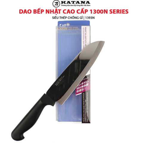 Dao bếp Nhật KAI 1300N Series Santoku - Dao thái đa năng 1393N (170mm)