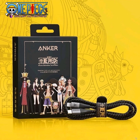 Cáp Dù Anker Powerline +2 Type C to Lighting 1.2 Mét - Mã A9541 One Piece