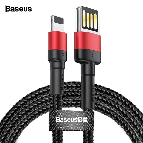 Baseus cafule Cable USB For lightning 2.4A 1M Red+Black