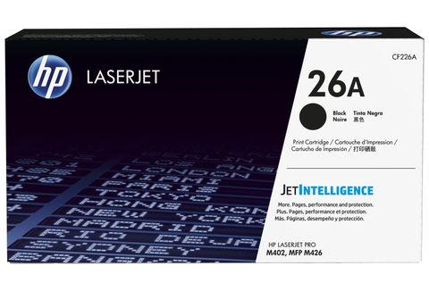 Mực in HP 26A Black Original LaserJet Toner Cartridge (CF226A)