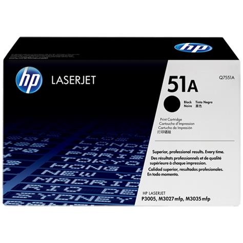 Hộp Mực Máy In  HP 51A Black Original LaserJet Toner Cartridge (Q7551A)