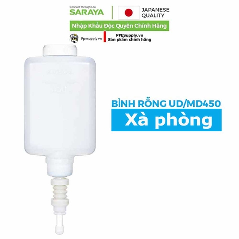 Bình rỗng dùng để đựng dung dịch Saraya UD MD450 - xà phòng