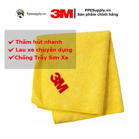 Khăn lau xe hơi chuyên dụng 3M 50400