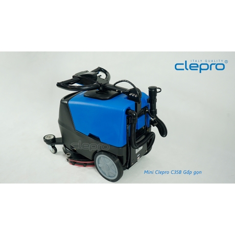 MÁY CHÀ SÀN LIÊN HỢP CLEPRO C35B (DÙNG ẮC QUY)