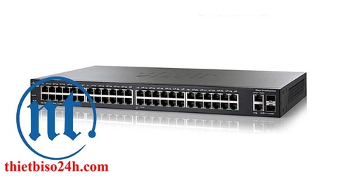 Thiết bị chia mạng Cisco SLM2048T-EU SG200-50 - Switch thông minh, Cổng quang