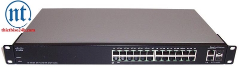 Thiết bị chia mạng Cisco SLM224GT-EU SF200-24 - Switch thông minh, Cổng quang