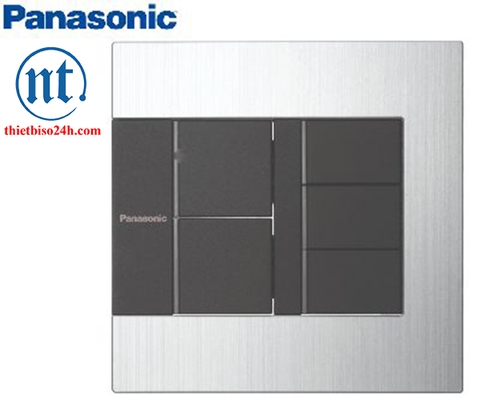 Bộ 5 công tắc Panasonic có đèn báo WTEG55582S-1-G