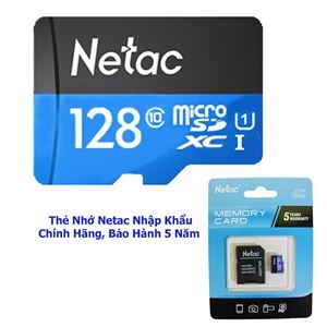 Thẻ nhớ Netac 128GB - Bảo hành chính hãng