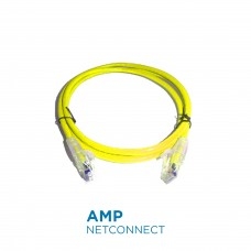 PatchCord Commscope/AMP 1-1859243-0 Cat5e SL, Yellow, 10 Ft