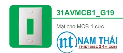 Mặt cho MCB 1 cực (31AVMCB1_G19)