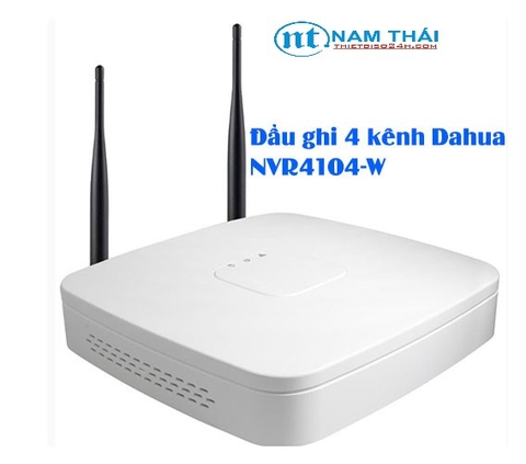 Đầu ghi hình IP 4 kênh WIFI Dahua NVR4104-W