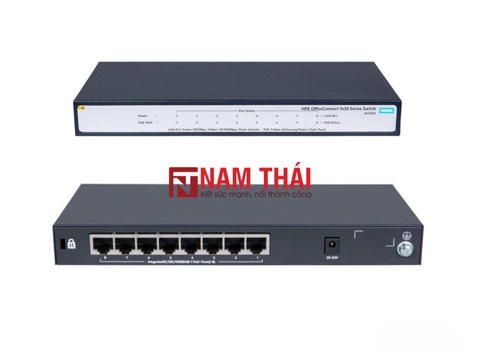 Thiết bị chuyển mạch HPE 1420 8G PoE+ (64W) Switch JH330A