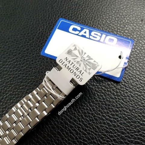 Casio Unisex A159WAD-1DF Kim Cương Tự Nhiên | Made in Japan | Pin 7 Năm |  A159WAD-1
