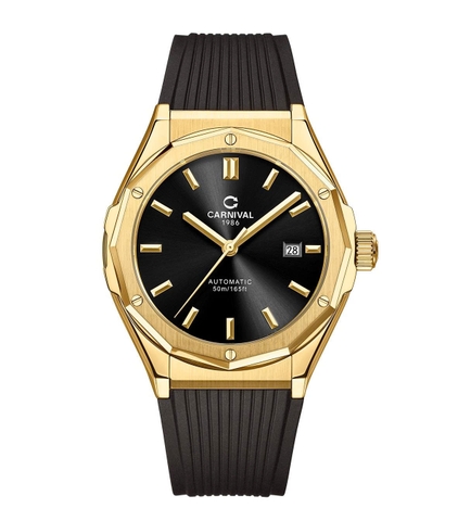 Đồng Hồ Nam Dây Cao Su Carnival 8168G-VV-DCS-D Automatic - Kính Sapphire - Size 42mm