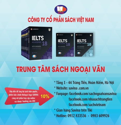 Cambridge IELTS 18 - Cuốn sách mới nhất trong bộ luyện thi IELTS 