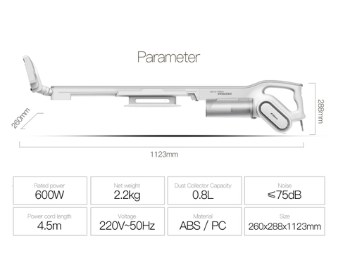 Máy hút bụi cầm tay Deerma DX700 | Hàng chính hãng - SGTShop