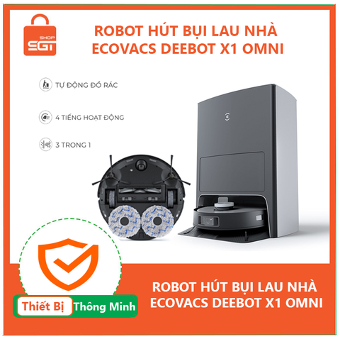 Ecovacs Deebot X1 OMNI – Bản Quốc Tế