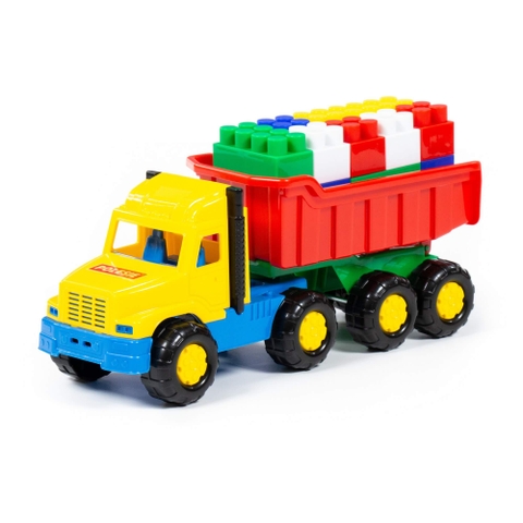 Xe tải kèm bộ lắp ghép 17 chi tiết – Polesie Toys