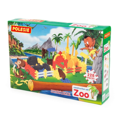 Đồ chơi lắp ghép vườn bách thú cho bé 228 chi tiết- Hàng Châu Âu Cao Cấp - 4802 – Polesie Toys