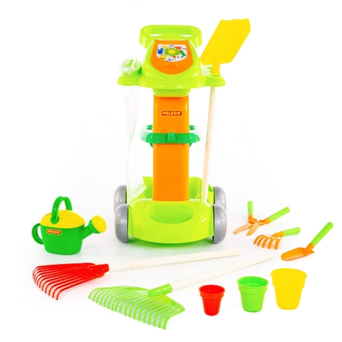 Bộ đồ chơi làm vườn - kèm xe đẩy - Polesie Toys