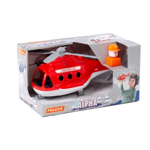 Máy bay trực thăng cứu hỏa Alpha – Polesie Toys