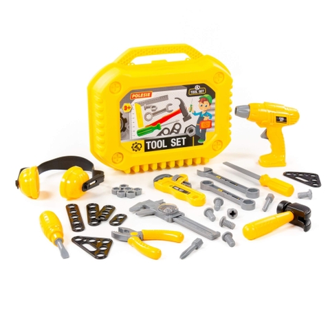 Bộ đồ chơi lắp ráp kỹ thuật 32 chi tiết cho bé - Hàng Châu Âu – Polesie Toys - 89465