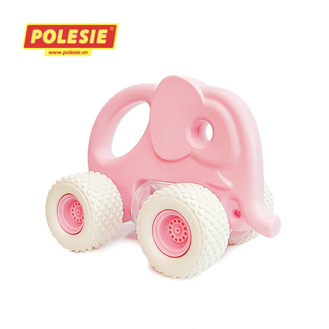 Xe voi con lục lạc Gripcar cho bé - Hồng - POLESIE Toys - Hàng Nhập Khẩu Chính Hãng Từ Châu Âu, An Toàn, Chất Lượng Cao -90256