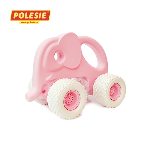 Xe voi con lục lạc Gripcar cho bé - Hồng - POLESIE Toys - Hàng Nhập Khẩu Chính Hãng Từ Châu Âu, An Toàn, Chất Lượng Cao -90256