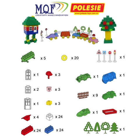 Đồ chơi lắp ghép xây dựng – Polesie Toys