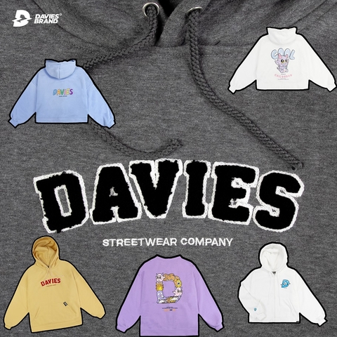 Đông đến gấu không có nhưng phải có áo khoác hoodie của Davies brand.