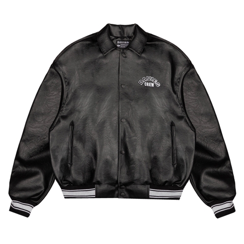DSW CREW VARSITY LEATHER JACKET