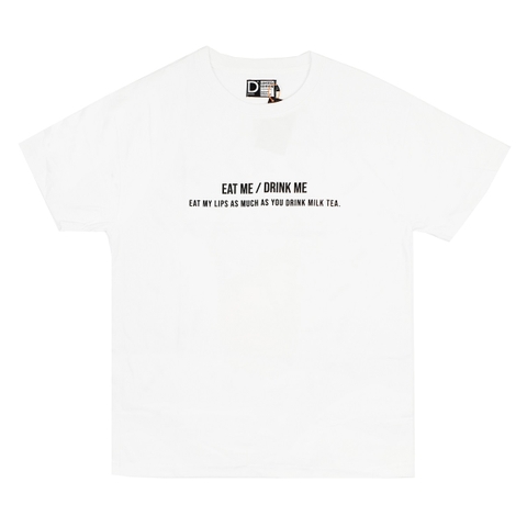DVSL Tee Eat Me Drink Me - WHITE