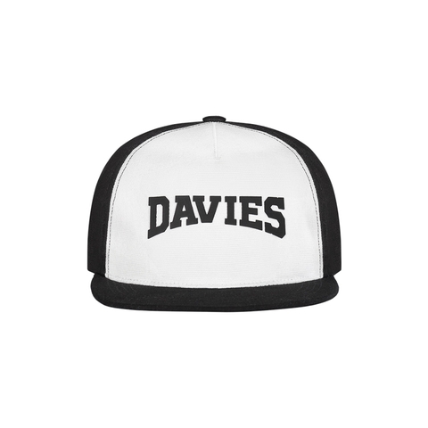Mũ snapback nam nữ đen phối trắng vải canvas
