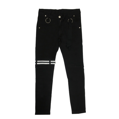 DVSL Jean With Straps Black