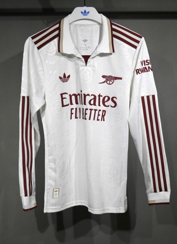 ÁO BODY ARSENAL TRẮNG DÀI TAY