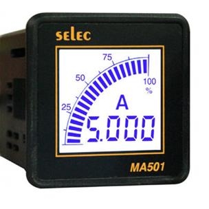 Đồng hồ tủ điện dạng số hiển thị dạng LCD MA501.