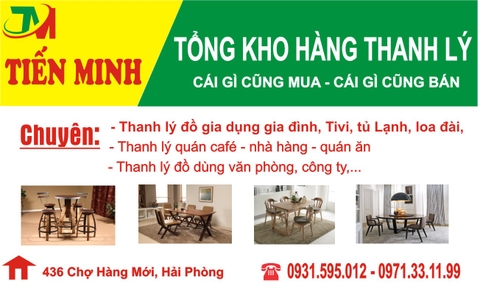 Thanh lý đồ cũ hải phòng