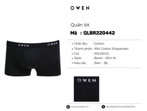 QUẦN LÓT BOXER QLBR220442