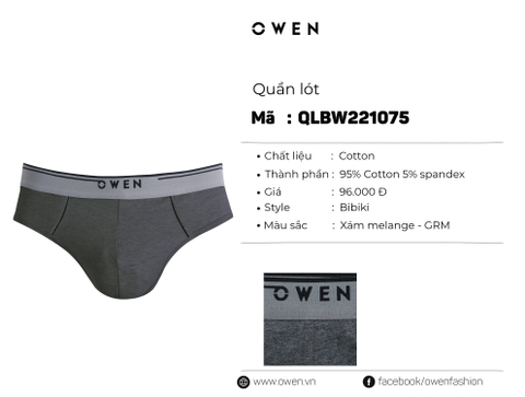 QUẦN LÓT TAM GIÁC QLBW221075