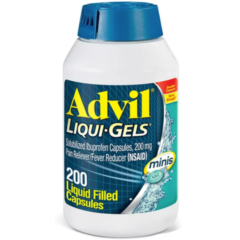 Viên giảm đau hạ sốt Advil Liqui Gels 200mg 200 viên của Mỹ