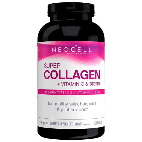 Supper Collagen Trị Nám Tàn Nhang Type 1&3, Collagen Neocell 360 Viên