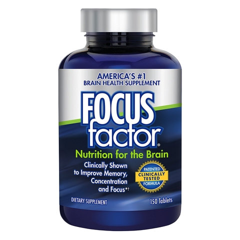 Viên uống Bổ Não Focus Factor for Brain giúp Cải Thiện Trí Nhớ