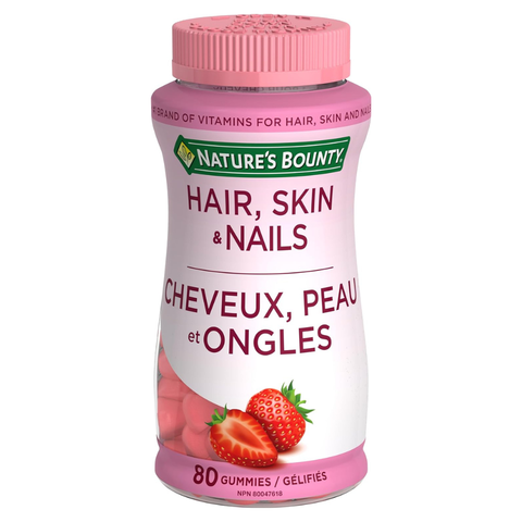 Kẹo Hair Skin Nail Gummy Nature Bounty ngăn rụng tóc