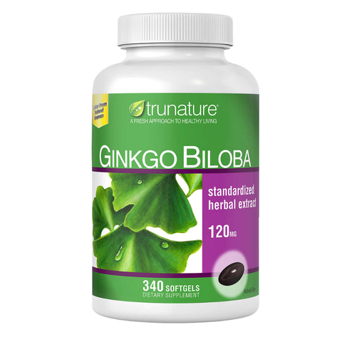 Bổ não Ginkgo Bibola 120mg Trunature của Mỹ